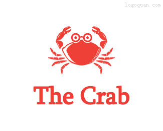 螃蟹专卖店logo商标