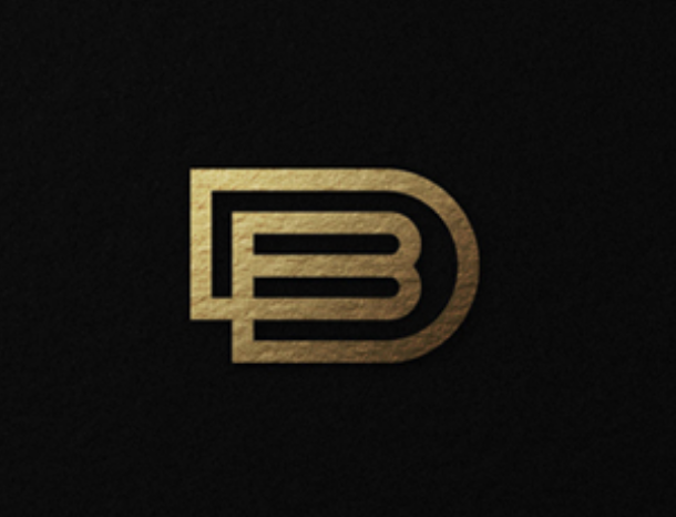DB字母标志logo设计
