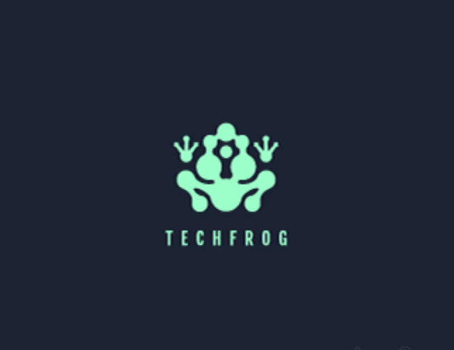 技术青蛙logo设计