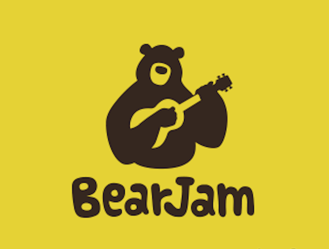 熊酱BearJam音乐logo设计