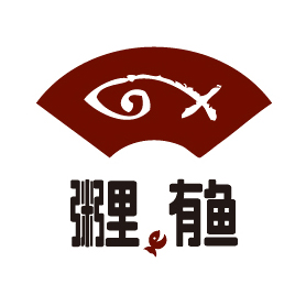 卡通鱼logo设计  粥店logo设计