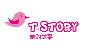 卡通小鸟logo设计 粉色