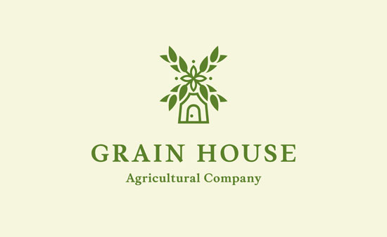 绿色家园logo设计
