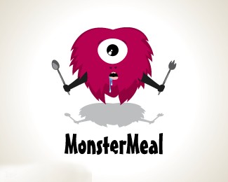 国外快餐店标志MonsterMeal