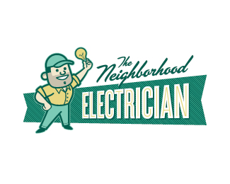 邻里电工logo设计