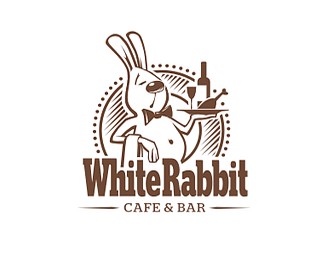 白兔酒吧标志