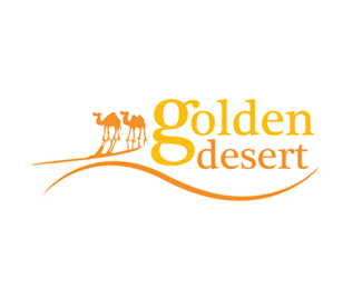 旅游标志金色沙漠
