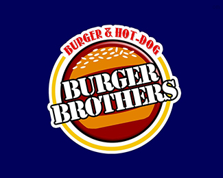 汉堡快餐店logo