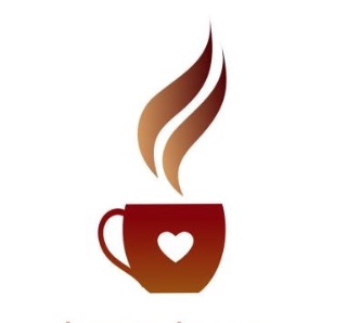 咖啡、约会、爱情、咖啡杯设计标志
