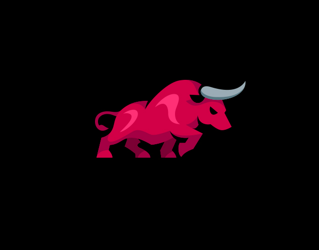 红色公牛logo设计欣赏