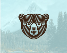 森林熊形象logo欣赏
