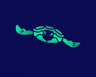 海龟标志设计