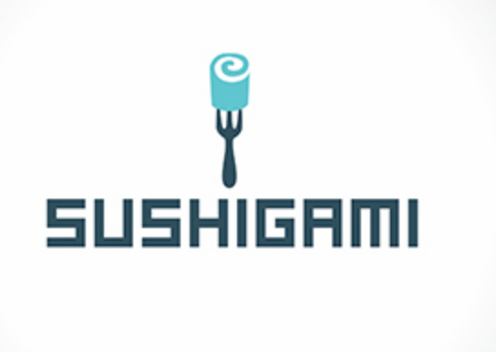 叉子、寿司餐厅设计标志