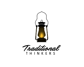 煤油灯logo设计