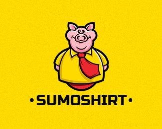 泰安服饰公司Sumoshirt猪标志