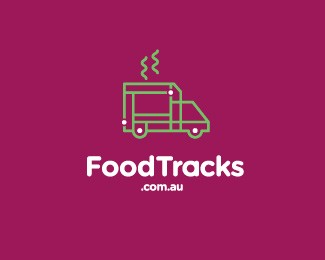 Foodtracks网站的运送食品卡车