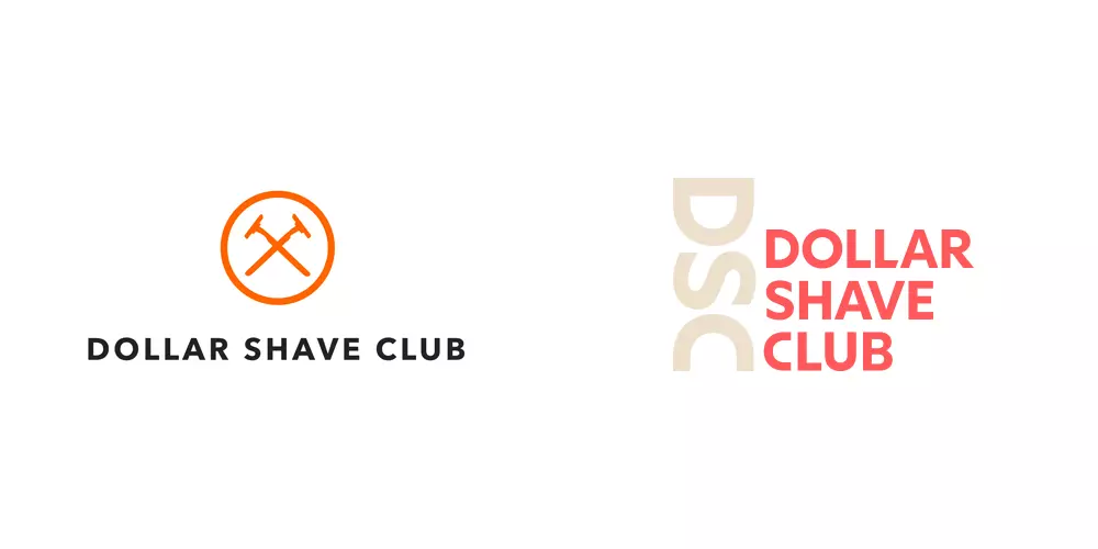 Dollar Shave Club男士订阅制个人护理品牌标志（2020年）