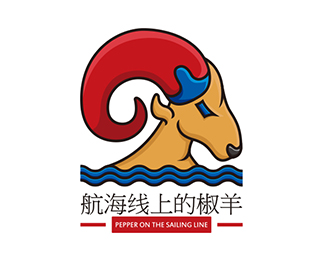 航海线上的椒羊LOGO