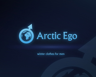 北极自我男士冬装品牌标志
