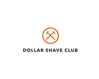 Dollar Shave Club男士订阅制个人护理品牌旧标志