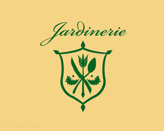 素食餐厅标志Jardinerie
