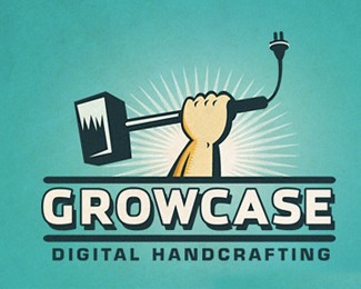 GROWCASE标志logo设计欣赏