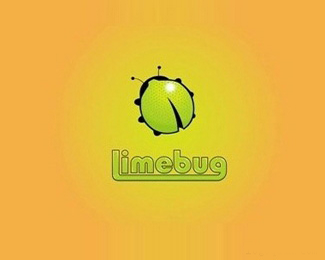 卡通limebug标志设计