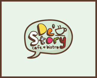 汉中咖啡馆De’Story标志