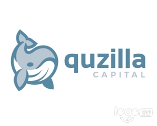 Quzilla Capital鲸鱼logo设计欣赏