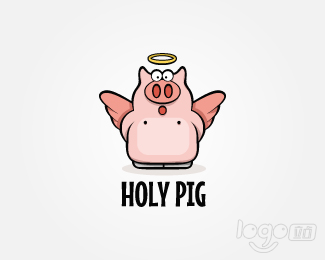 Holy Pig神猪logo设计欣赏