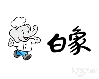 白象食品卡通logo设计含义