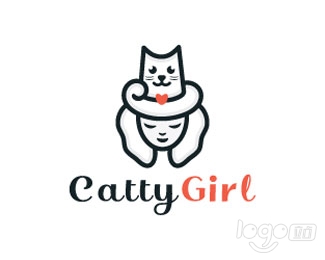 Catty Girl logo设计欣赏
