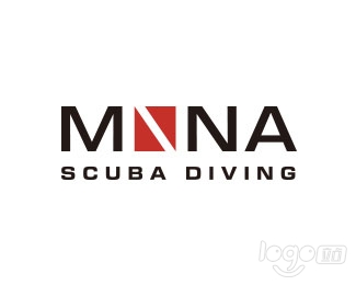 Mina scuba diving logo设计欣赏