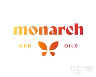 monarch cbd oils logo设计欣赏