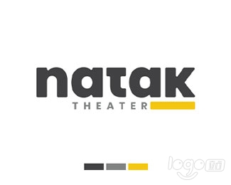 Natak Theater剧院logo设计欣赏