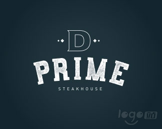 D Prime Steakhouse牛排店logo设计欣赏