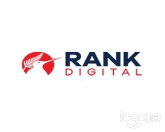 rank digital开发公司logo设计欣赏