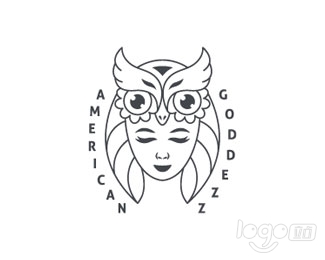 Owl Girl猫头鹰女孩logo设计欣赏