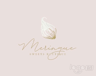 Meringue Sweets Boutique甜品店logo设计欣赏