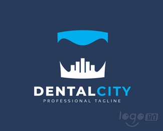 Dental City牙科城logo设计欣赏