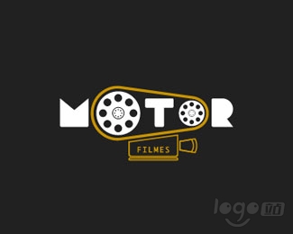 Motor Films汽车电影logo设计欣赏