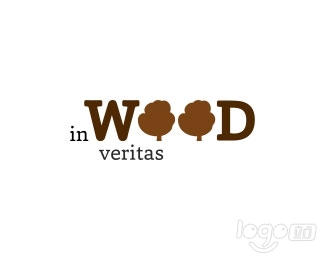 in wood veritas木材logo设计欣赏