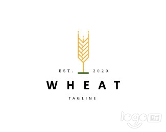 Simple Wheat小麦logo设计欣赏