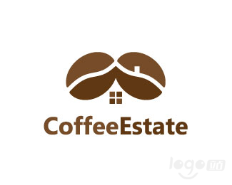 Coffee Estate咖啡庄园标志设计欣赏