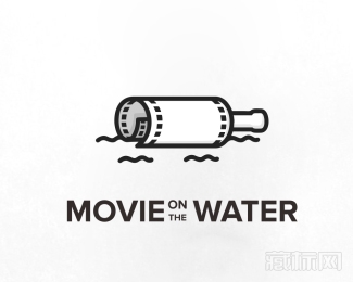 movie on water水上电影logo设计欣赏