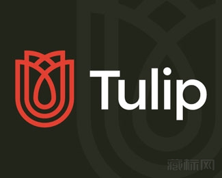Tulip Flower郁金香logo设计欣赏
