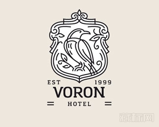 Voron鸟logo设计欣赏