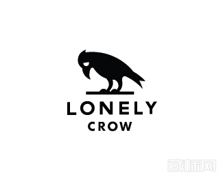 Lonely Crow孤独的乌鸦logo设计欣赏