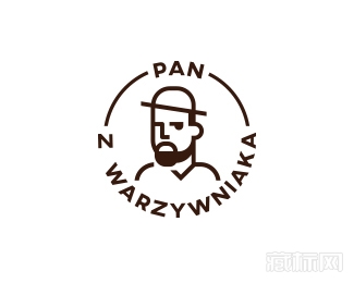 PAN Z WARZYWNIAKA男人logo设计欣赏