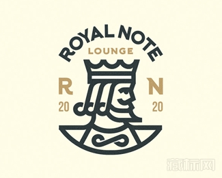 Royal note国王logo设计欣赏